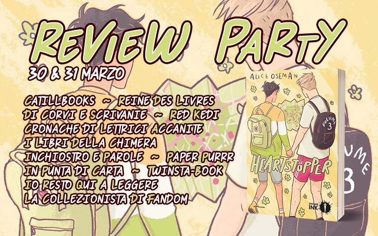 Review Party: HeartStopper Vol3, Alice Oseman